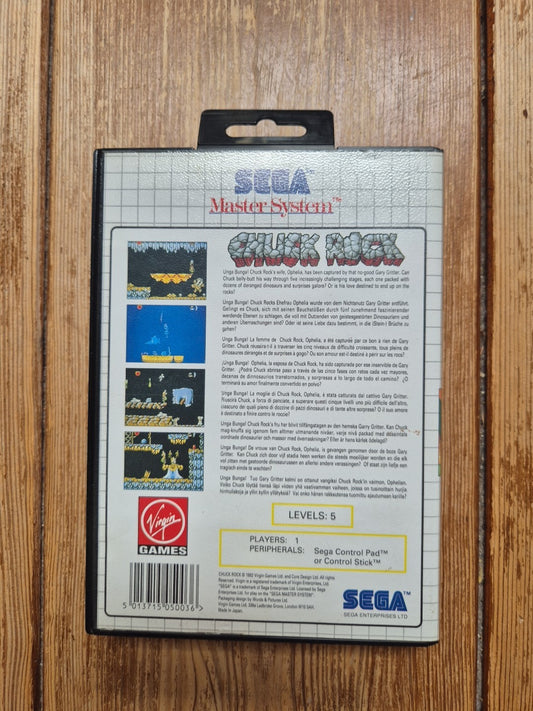 Chuck Rock (Sega Master System) PAL UK version