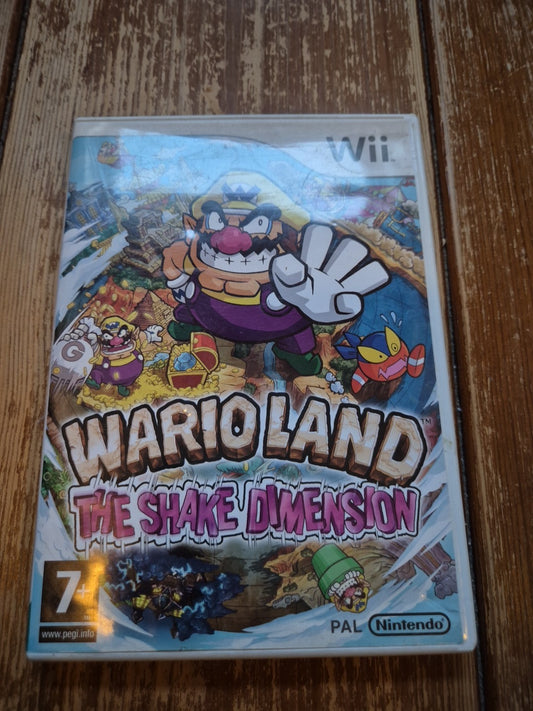 Wario Land: The Shake Dimension (Nintendo Wii, 2008) PAL UK Complete With Manual