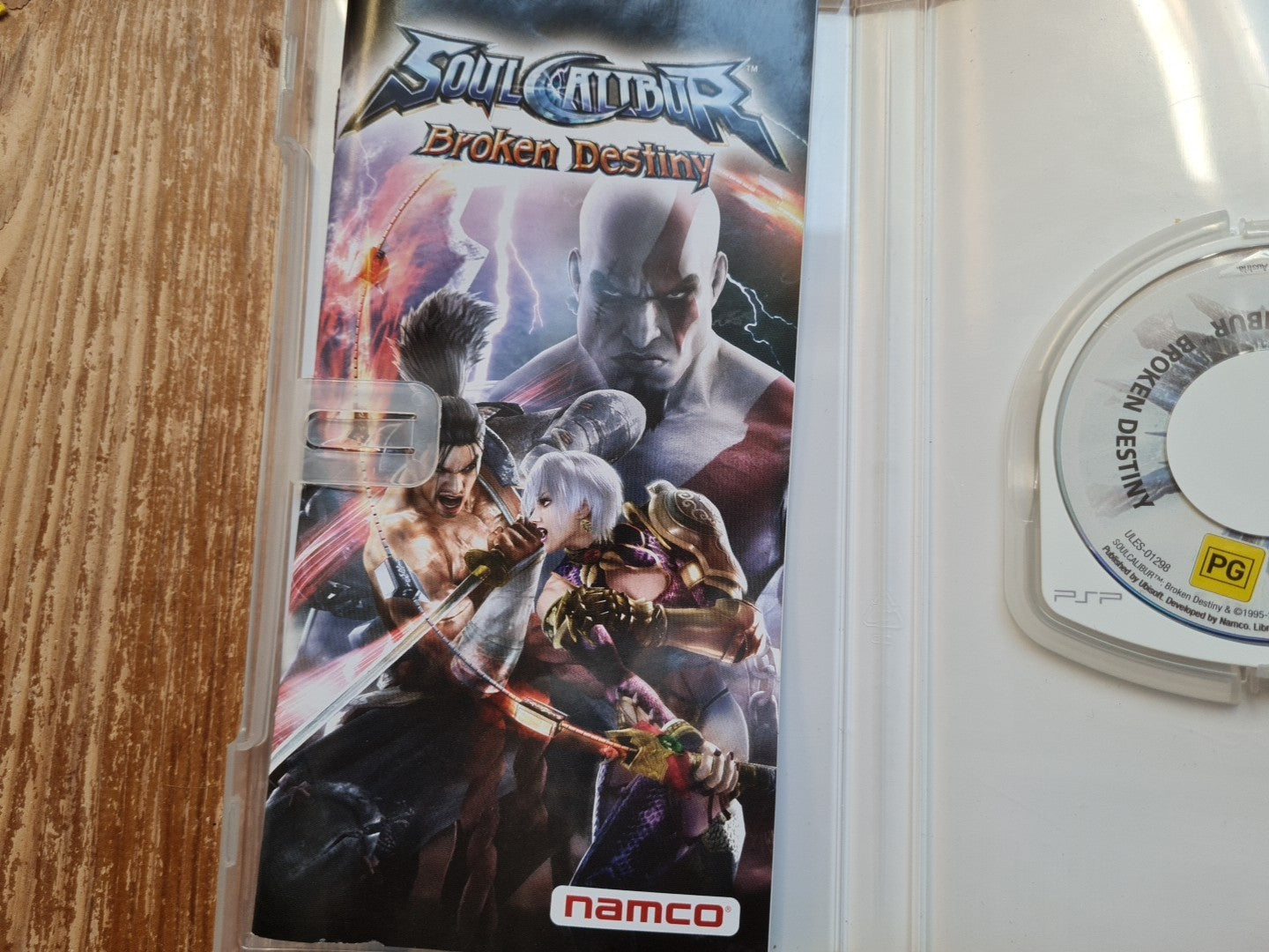 Soul Calibur: Broken Destiny - Sony PSP Game Complete With Manual PAL UK