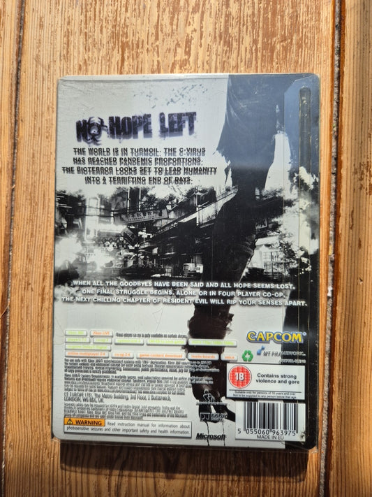 Resident Evil 6 Xbox 360 Steelbook Limited Edition UK PAL Complete With Sleeve