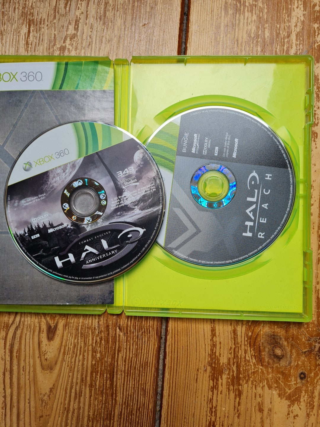 Halo Double Pack for Xbox 360 Halo Reach Combat Evolved Anniversary Edition PAL