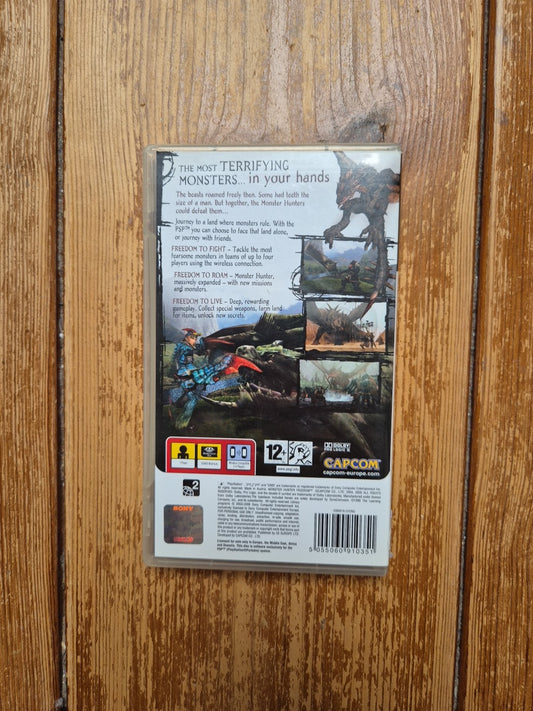 Monster Hunter: Freedom (PSP) PAL UK Complete With Manual