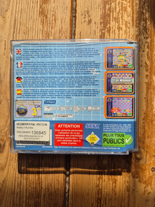 Sega Dreamcast - Chu Chu Rocket - PAL UK Complete With Manual