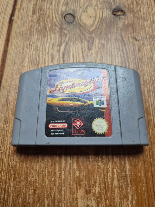 Automobil Lamborghini - Nintendo 64 N64 - PAL UK version