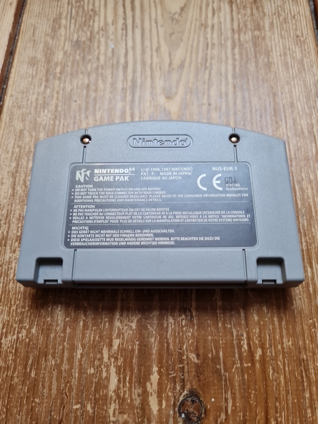 Wayne Gretzky 3D Hockey N64 Nintendo 64 PAL UK Version