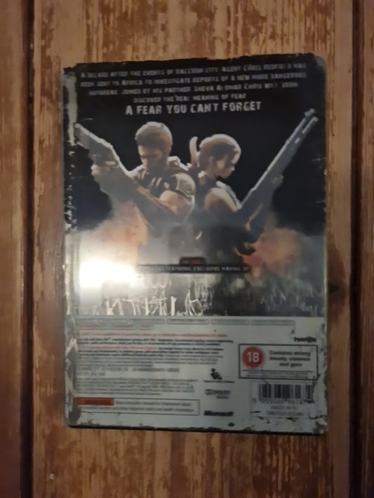 Resident Evil 5 Steelbook Xbox 360 (Making Of Disc) With Sleeve (No Game)