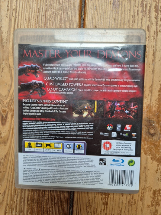 Playstation 3 PS3 | The Darkness 2 Limited Edition | Complete With Manual | PAL