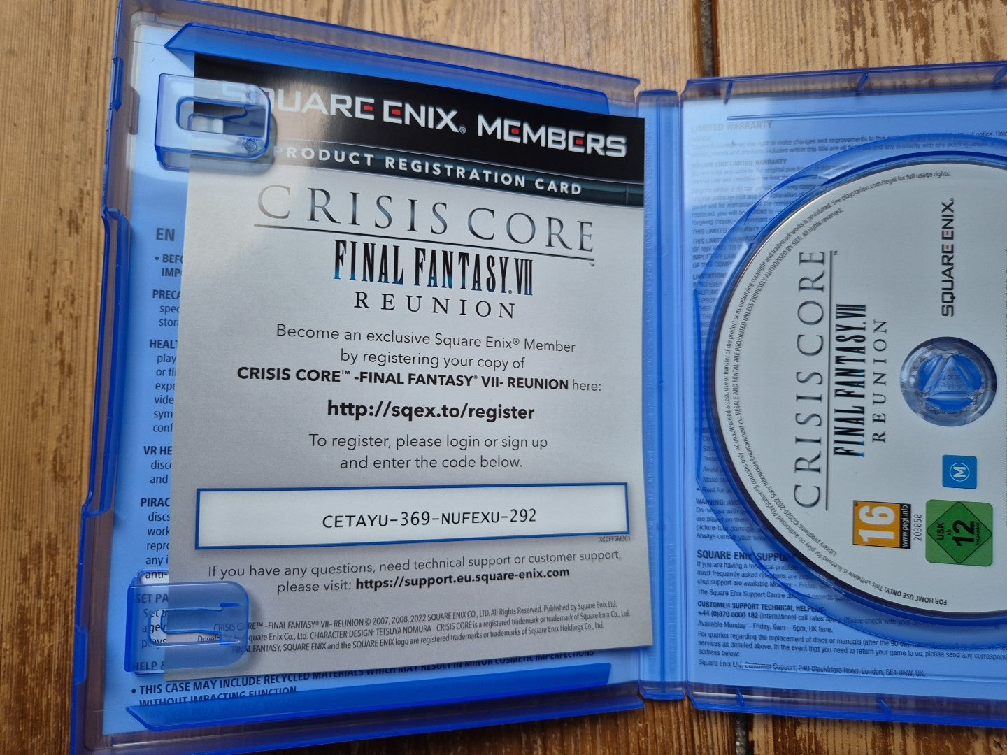 Crisis Core - Final Fantasy VII - Reunion (Sony PlayStation 5, 2022) PAL