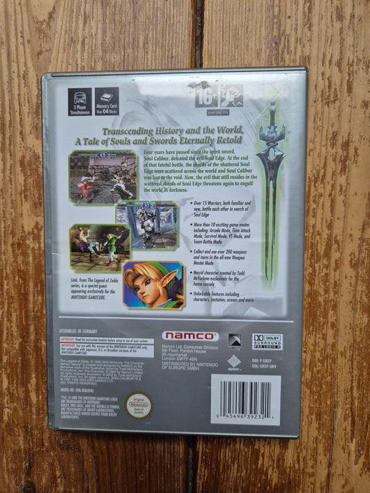 Soul Calibur 2 Nintendo Gamecube UK PAL Complete With The Manual