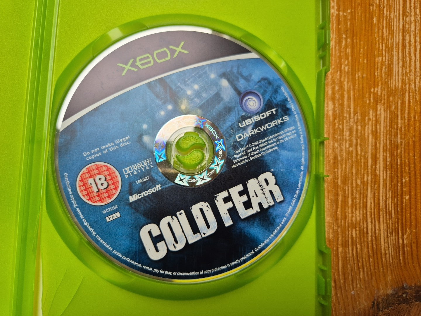 Cold Fear - Original Xbox - PAL UK Version