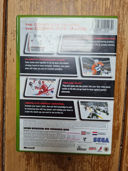 NHL 2K3 (Microsoft Xbox, 2003) - PAL UK Version Complete With Manual