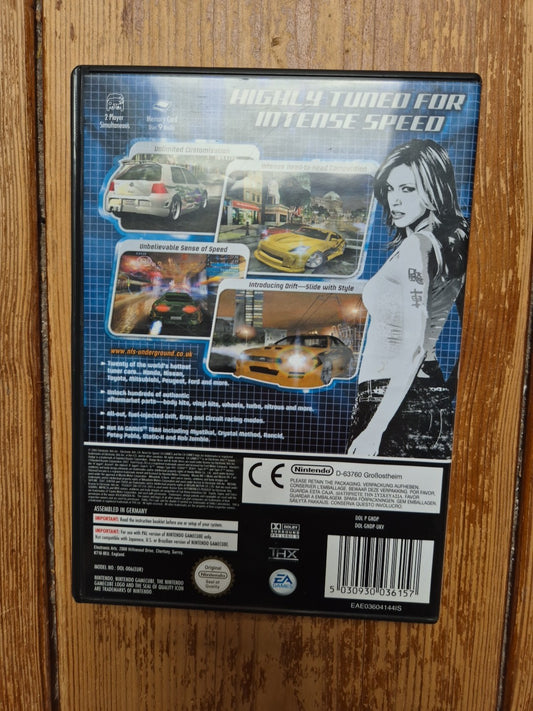 Need for Speed Underground Nintendo GameCube PAL UK Version