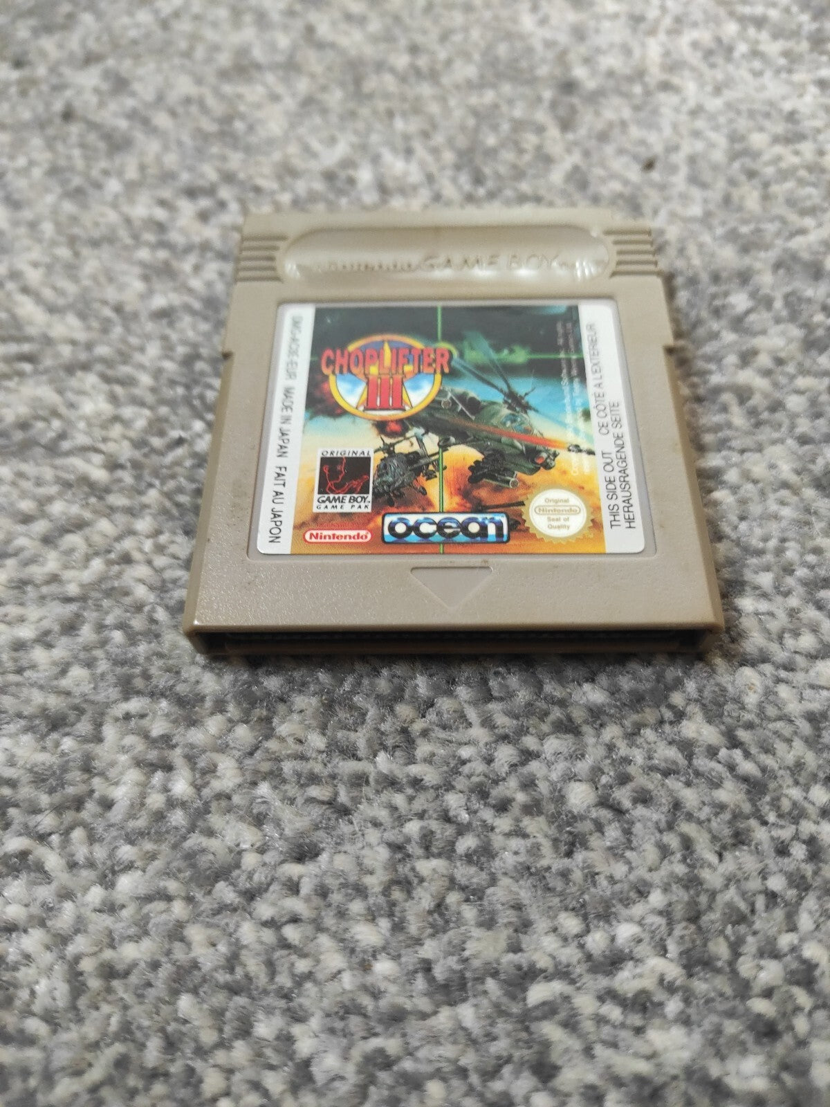 Choplifter 3 (Nintendo Game Boy, 1999) - PAL UK version