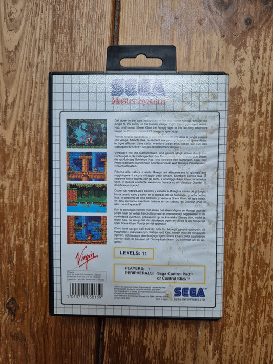 The Jungle Book - Sega Master System - Compete With Manual PAL UK