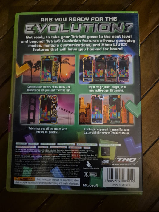 Tetris Evolution - Xbox 360 Complete With Manual PAL UK