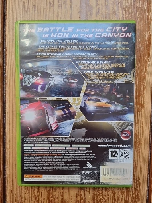 Need For Speed: Carbon - Xbox 360 - Complete With Manual PAL UK