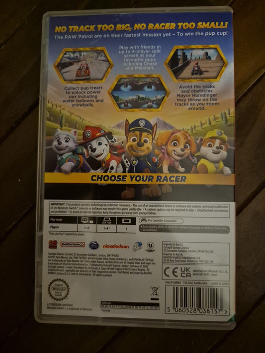 Nintendo Switch: Paw Patrol: Grand Prix PAL UK