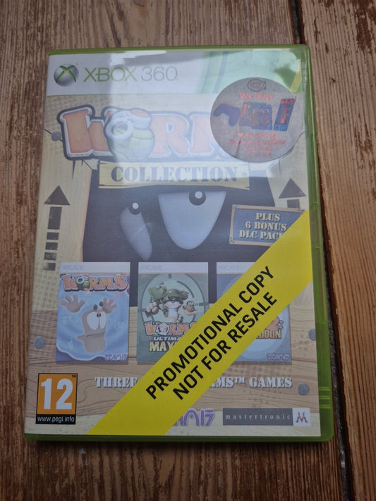 Microsoft Xbox 360 Worms Collection Promotional Copy PAL UK