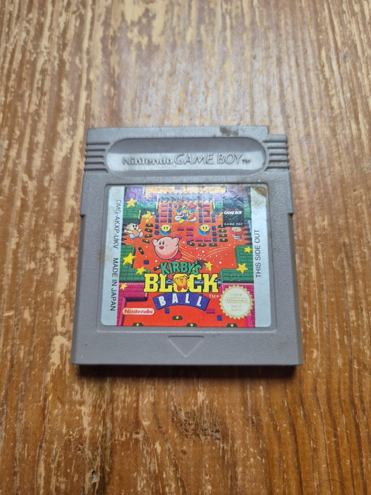 Kirby's Block Ball Nintendo Game Boy PAL UK