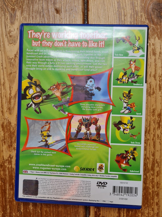 Crash Twinsanity Sony PlayStation 2 PS2 PAL UK