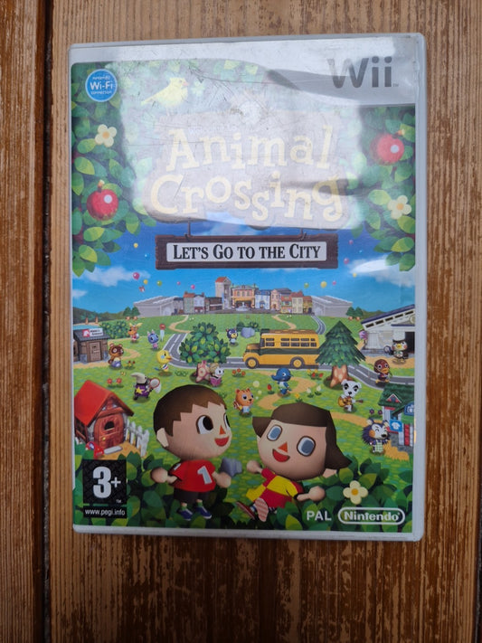 Animal Crossing: Let's Go to the City (Nintendo Wii) Complete With Manual PAL UK