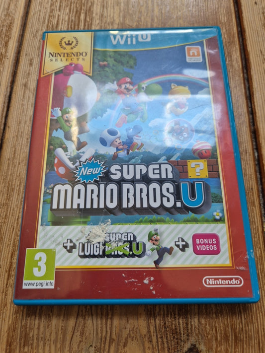 New Super Mario Bros U Plus Super Luigi U - Nintendo Wii U PAL UK