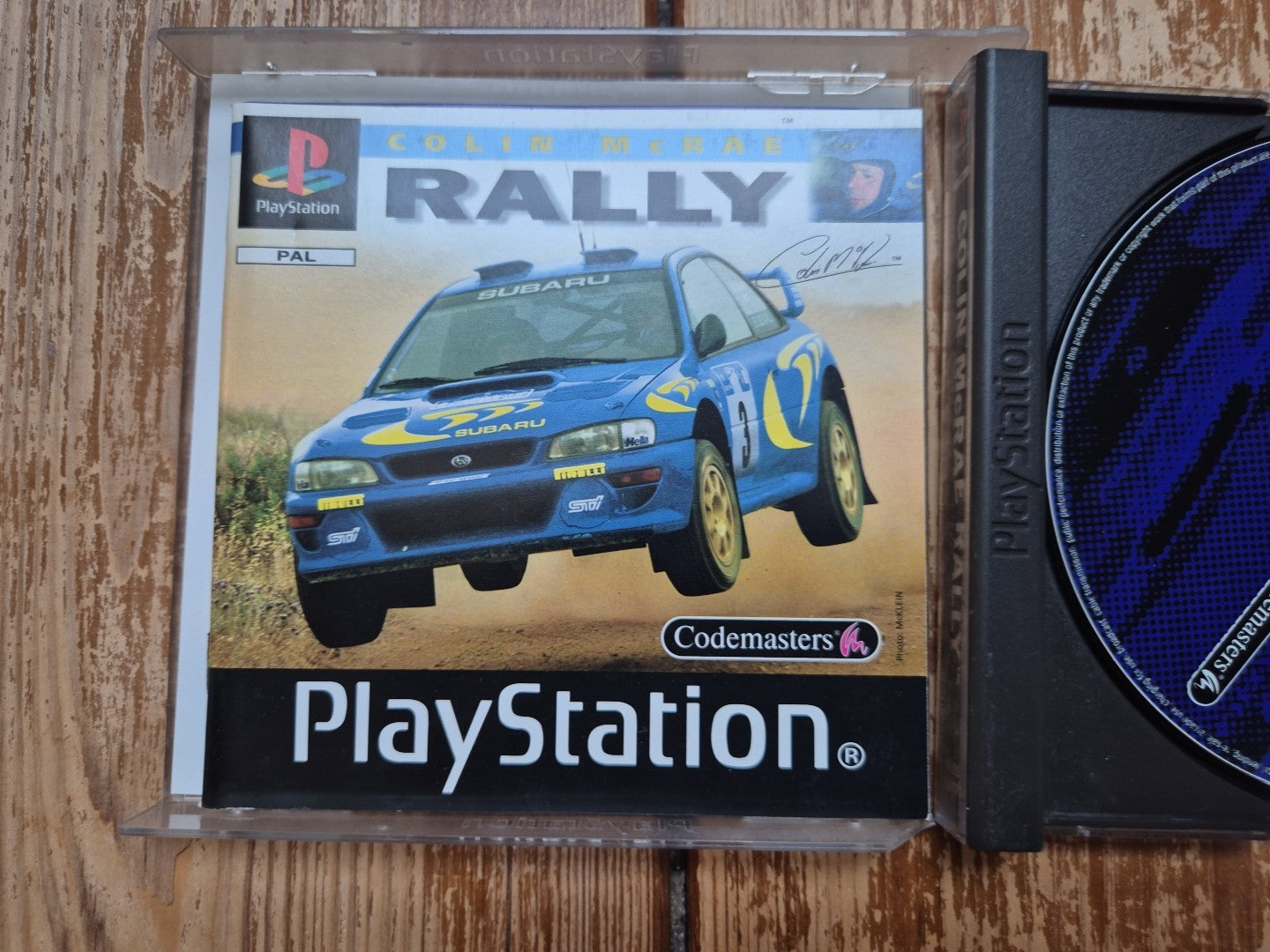 Colin McRae Rally PS1 Sony PlayStation Compete With Manual PAL UK Version