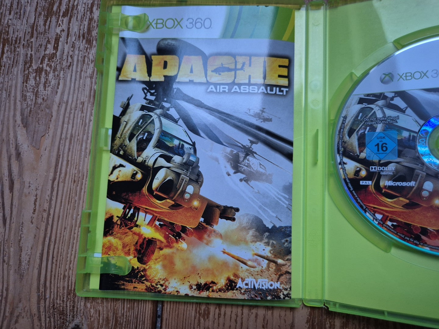 Apache: Air Assault (Xbox 360) Complete With Manual PAL UK