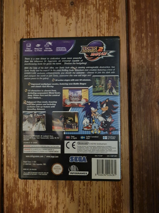 Sonic Adventure 2 Battle - Nintendo GameCube (PAL UK Version)