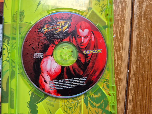 Street Fighter 4 IV Collector's Edition Soundtrack And Art Book