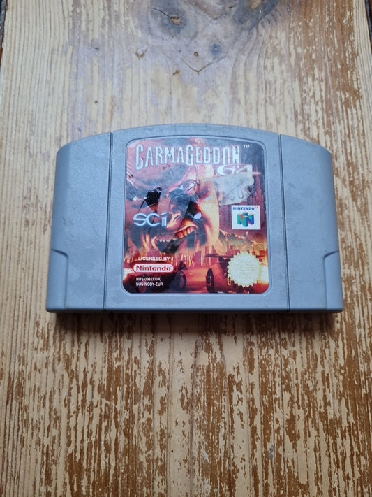 Carmageddon 64 Nintendo 64 N64 UK PAL
