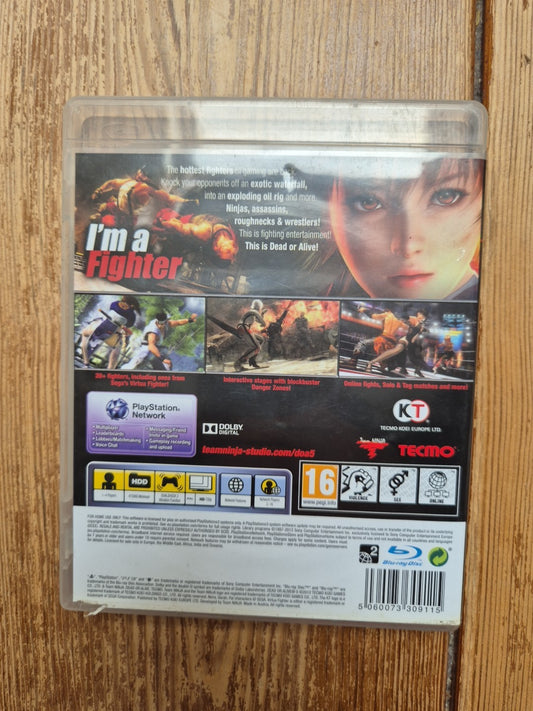 Dead or Alive 5 PS3 PlayStation 3 Compete With Manual PAL UK