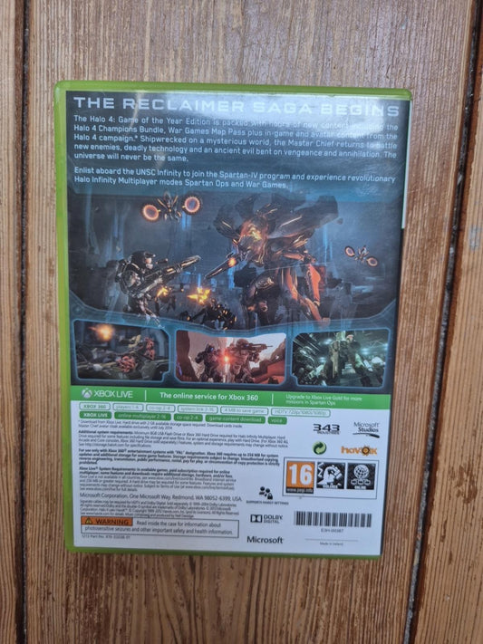 Halo 4 Game Of The Year Edition Microsoft Xbox 360 Bundle Copy PAL UK