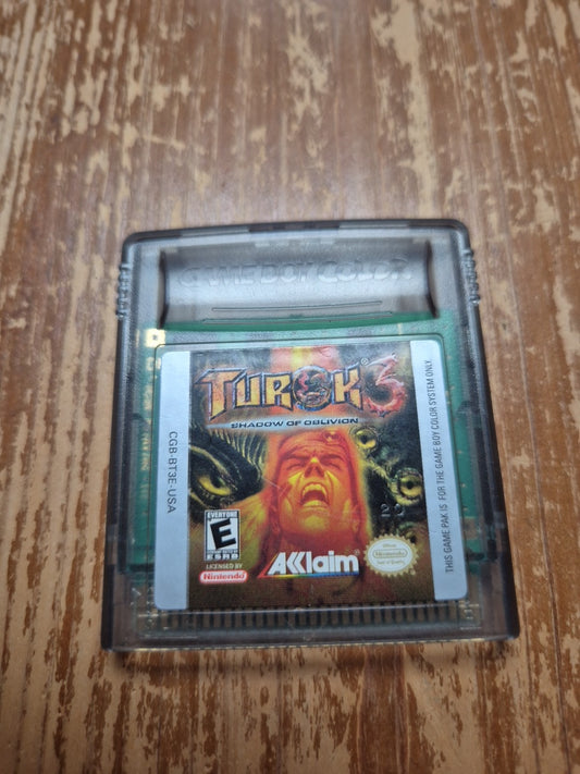 Turok 3 Shadow Of Oblivion Nintendo Game Boy Color PAL UK