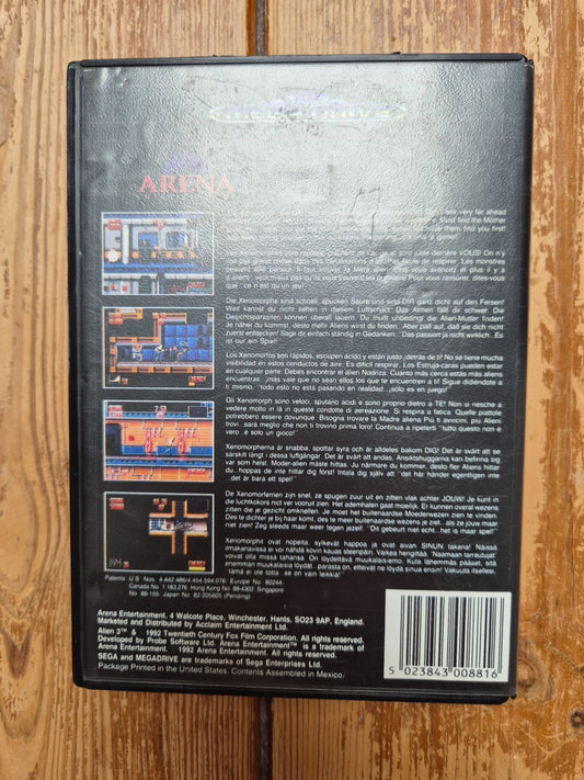 Alien 3 Sega Mega Drive PAL UK