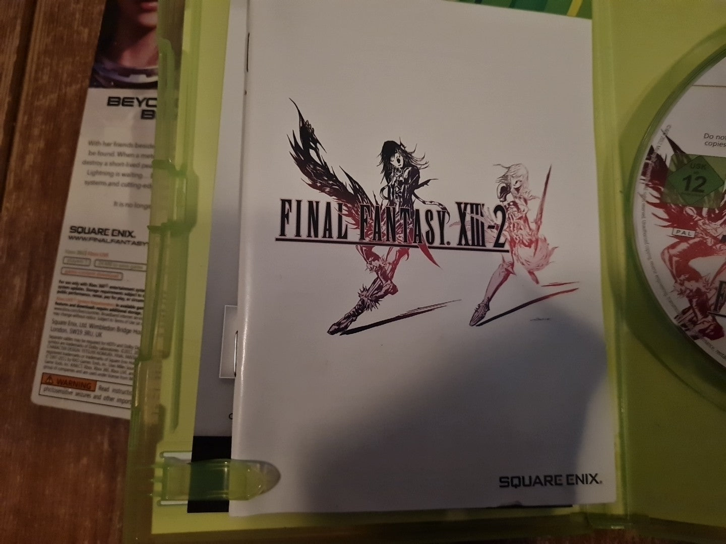 Final Fantasy XIII-2-Slip Cover Edition ( Microsoft Xbox 360) Complete W/ Manual