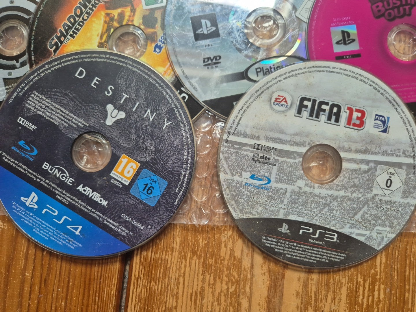 PlayStation Bundle 13 Game PS1, PS2, PS3 Sonic Tony Hawk Etc Tested PAL UK