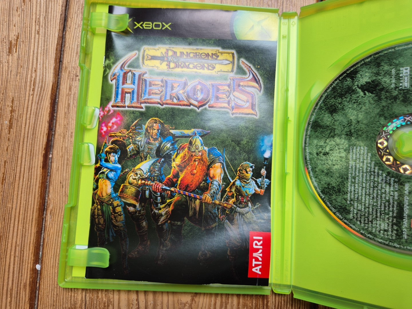 Dungeons And Dragons Heroes - Xbox - PAL UK Complete With Manual