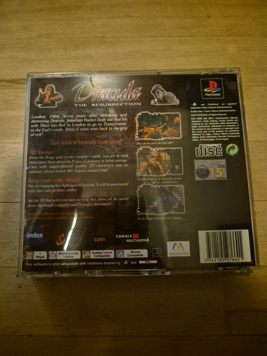 Dracula: The Resurrection - Sony PlayStation 1 - PS1 - PAL UK