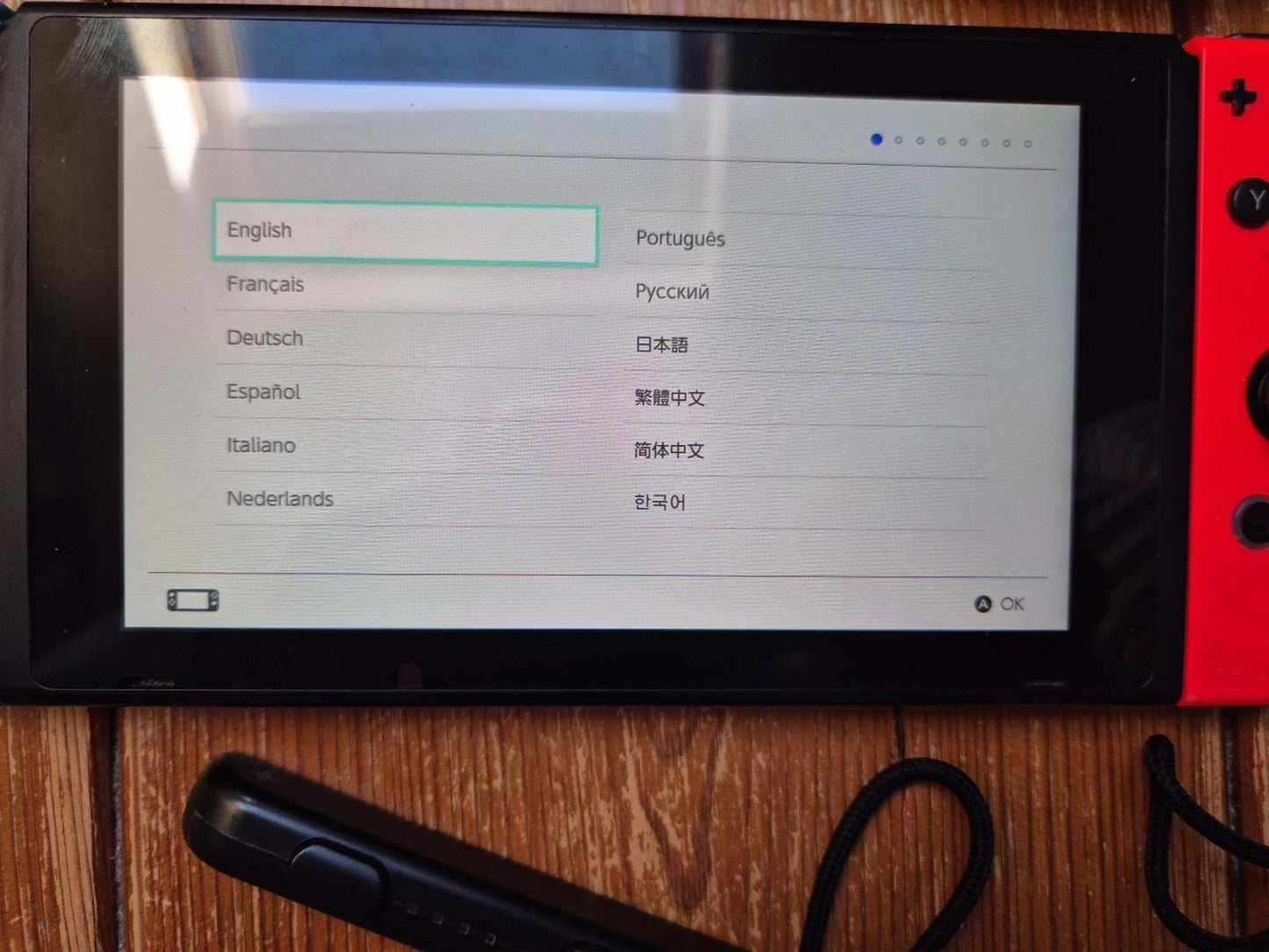 Nintendo Switch With Grip, Charger Cable And Pokemon Carry Case