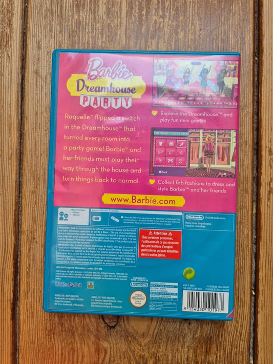 Barbie Dreamhouse Party (Nintendo Wii U) PAL UK Version