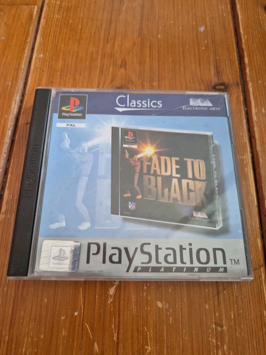 Fade To Black - PlayStation 1 PS1 - PAL UK Complete With Manual