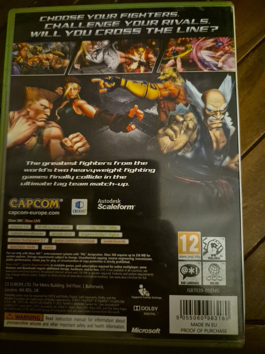 Street Fighter X Tekken (Xbox 360) Complete With Manual PAL UK