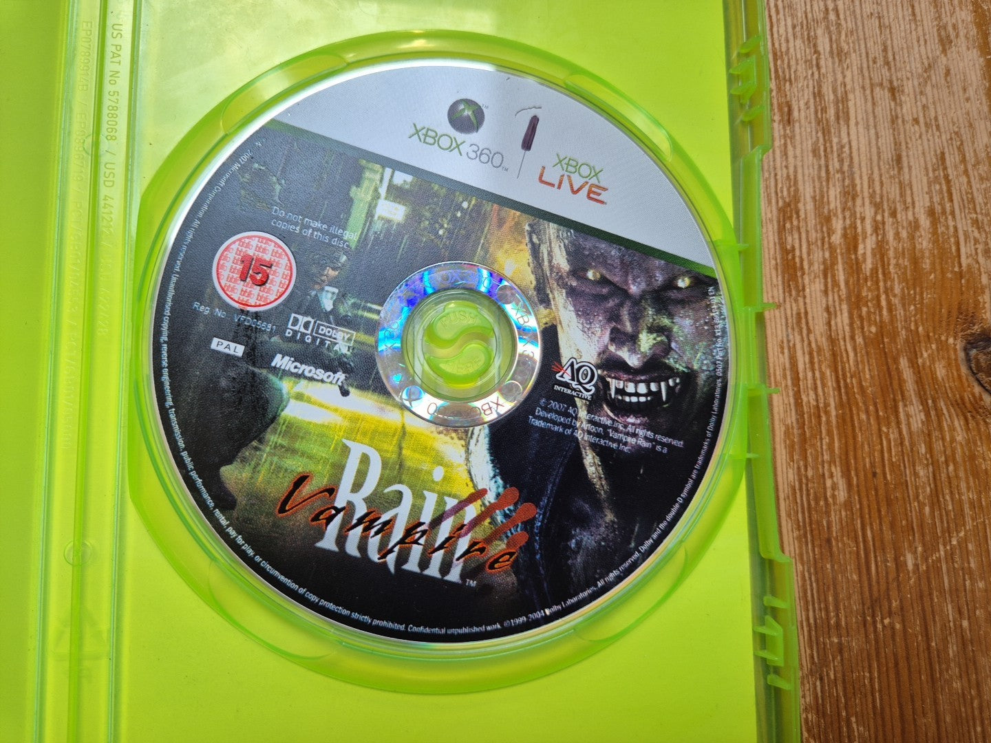 Vampire Rain Xbox 360 - UK PAL