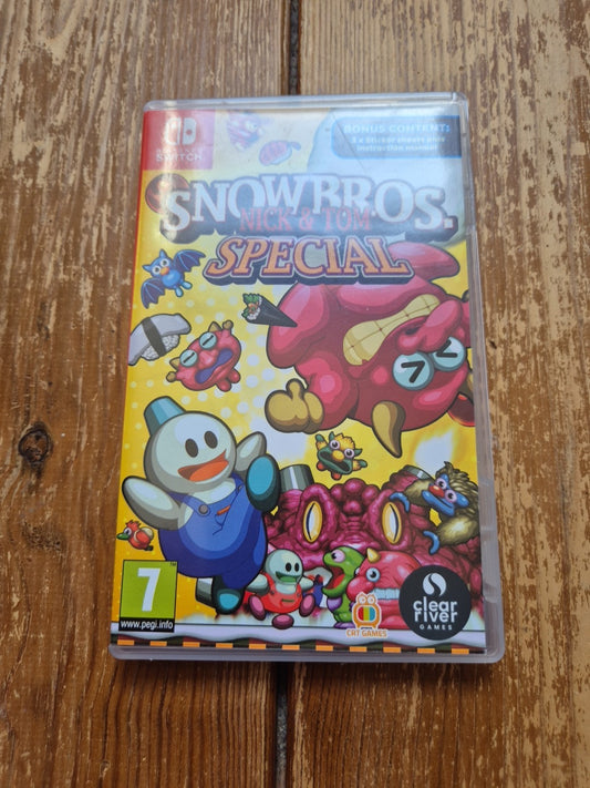 Snow Bros Nick & Tom Special Nintendo Switch Complete PAL UK