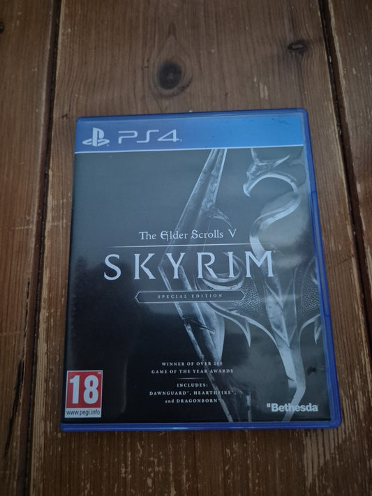 The Elder Scrolls V Skyrim Special Edition PS4 PlayStation 4 with map PAL UK
