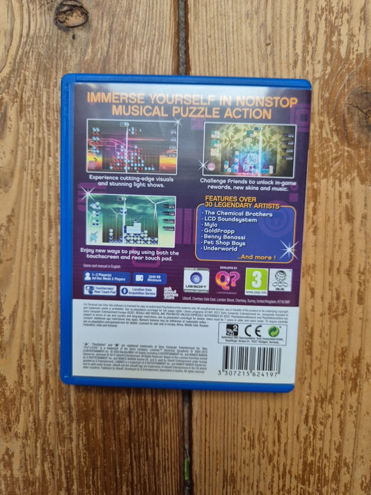 Lumines Electronic Symphony PS Vita PlayStation Vita Complete With Manual UK