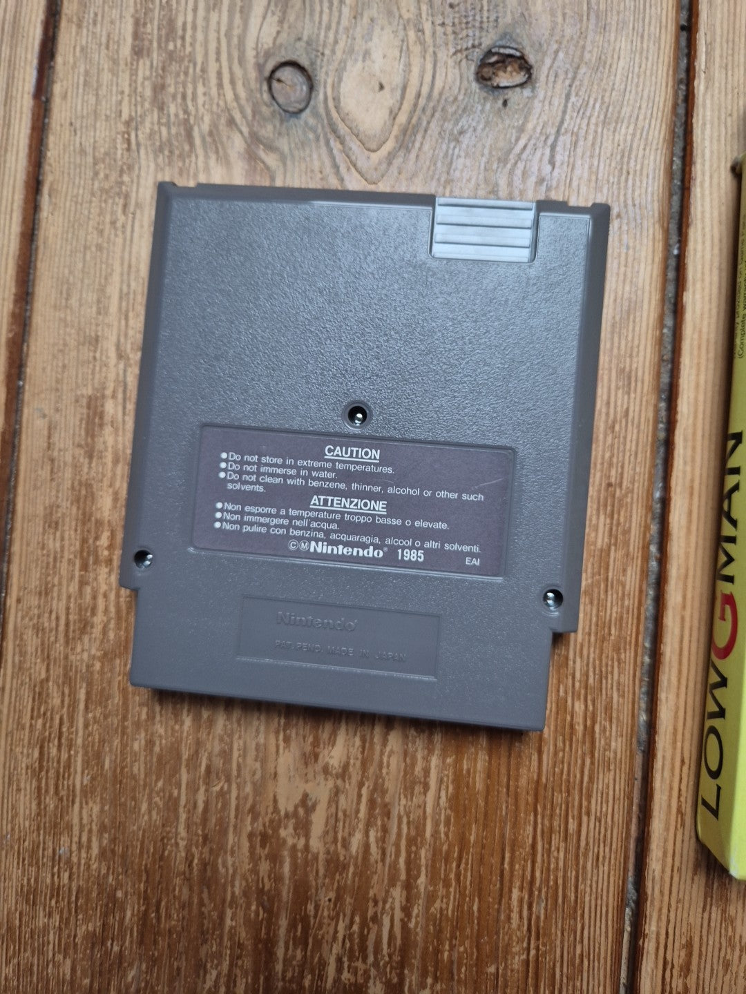 Low G Man. Nintendo Entertainment System- NES Boxed UK PAL Version