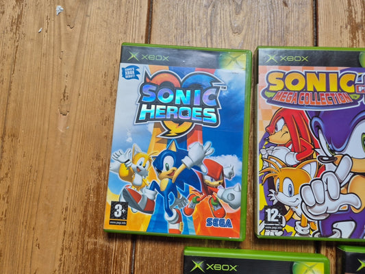 Original Xbox Game Bundle Job Lot - Sonic, Monkeyball, NFS PAL UK Complete