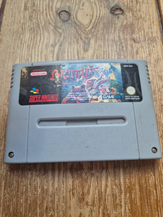 Brutal Paws Of Fury - Super Nintendo SNES PAL UK
